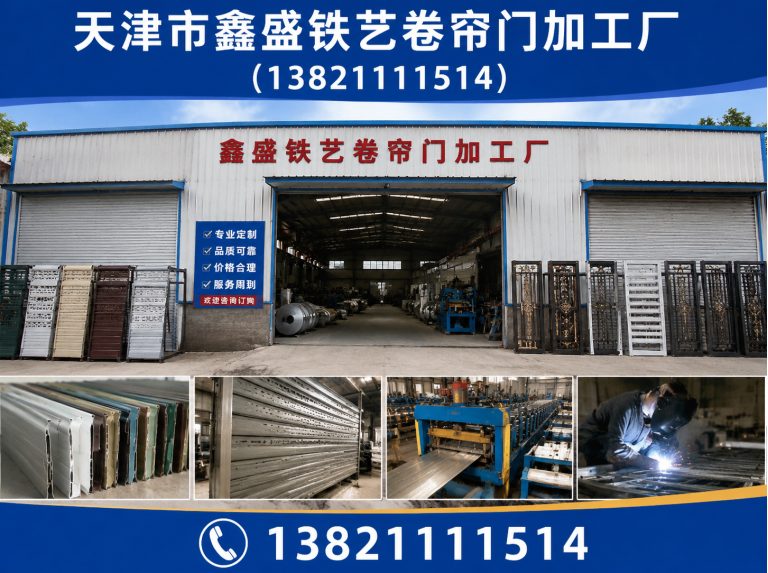 滨海新区电动卷帘门展示图